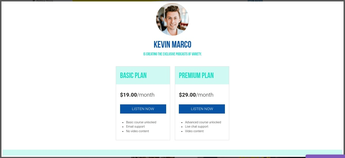 null Strikingly Template to Monetize Finance Blog